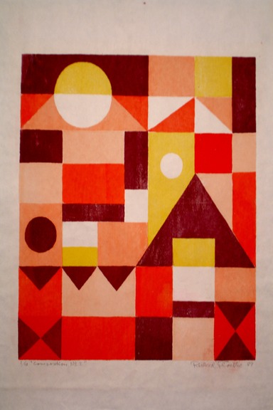 Compostion No 2  1987 (Silkscreen)