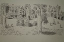 Hunter Club "Headed for the Green" 1930-40's (Pen & Ink)