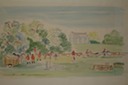 NY  Jumper warm-up (Watercolor) 1930-40's