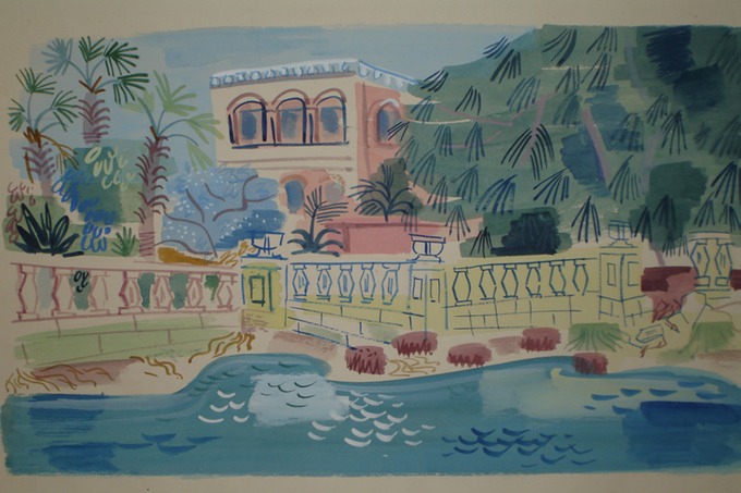 St. Armand Shoreline (Watercolor) 1940-50's